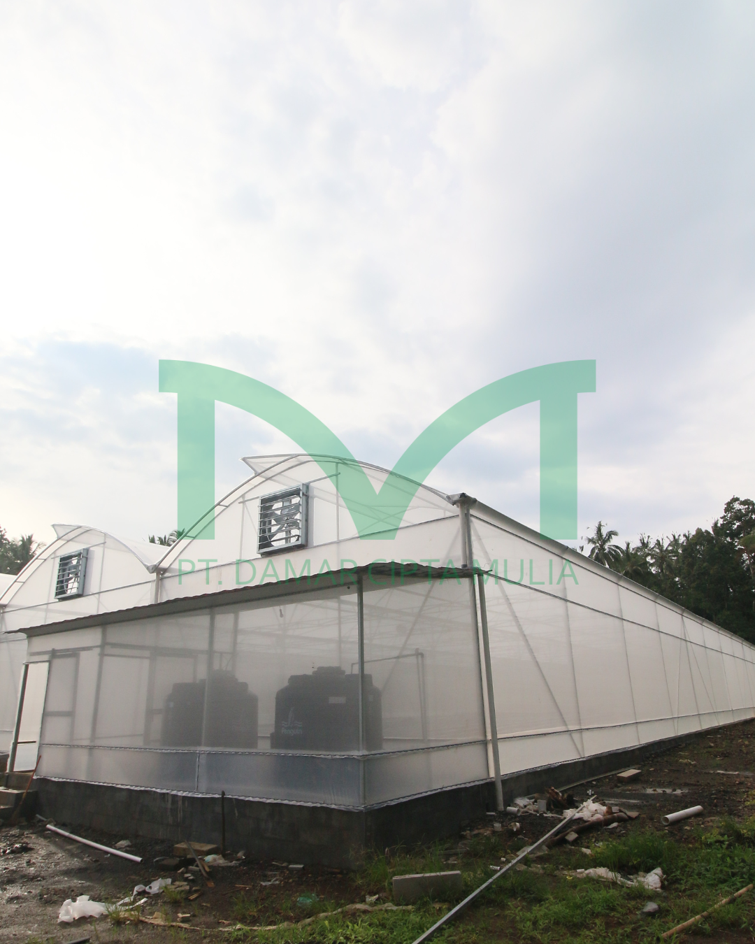 jasa greenhouse melon hidroponik tabanan bali